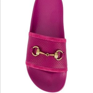 Authentic Gucci Pursuit Horsebit Slide